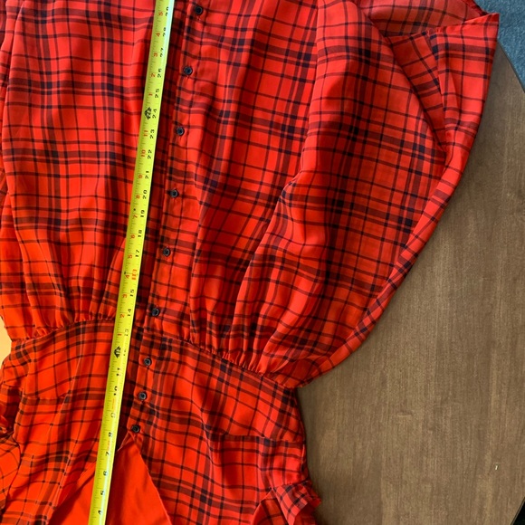 Red plaid old Navy Dress - Picture 6 of 13